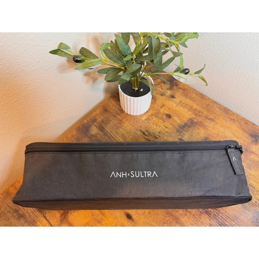 Anh x Sultra 1.50‎ Inch Professional Curling Iron Black with Travel Case NEW